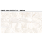 GRESIE PENTRU INTERIOR PORTELANATA ONIX BLANCO 60×120 SUPER LUCIOASA ALBA