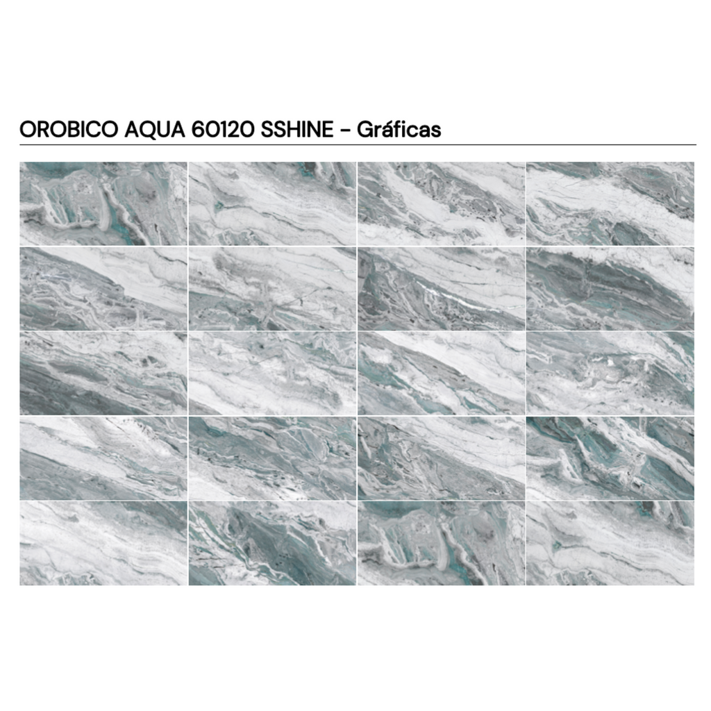 GRESIE PENTRU INTERIOR PORTELANATA OROBICO ALBASTRA 60×120 SUPER LUCIOASA ALBASTRA