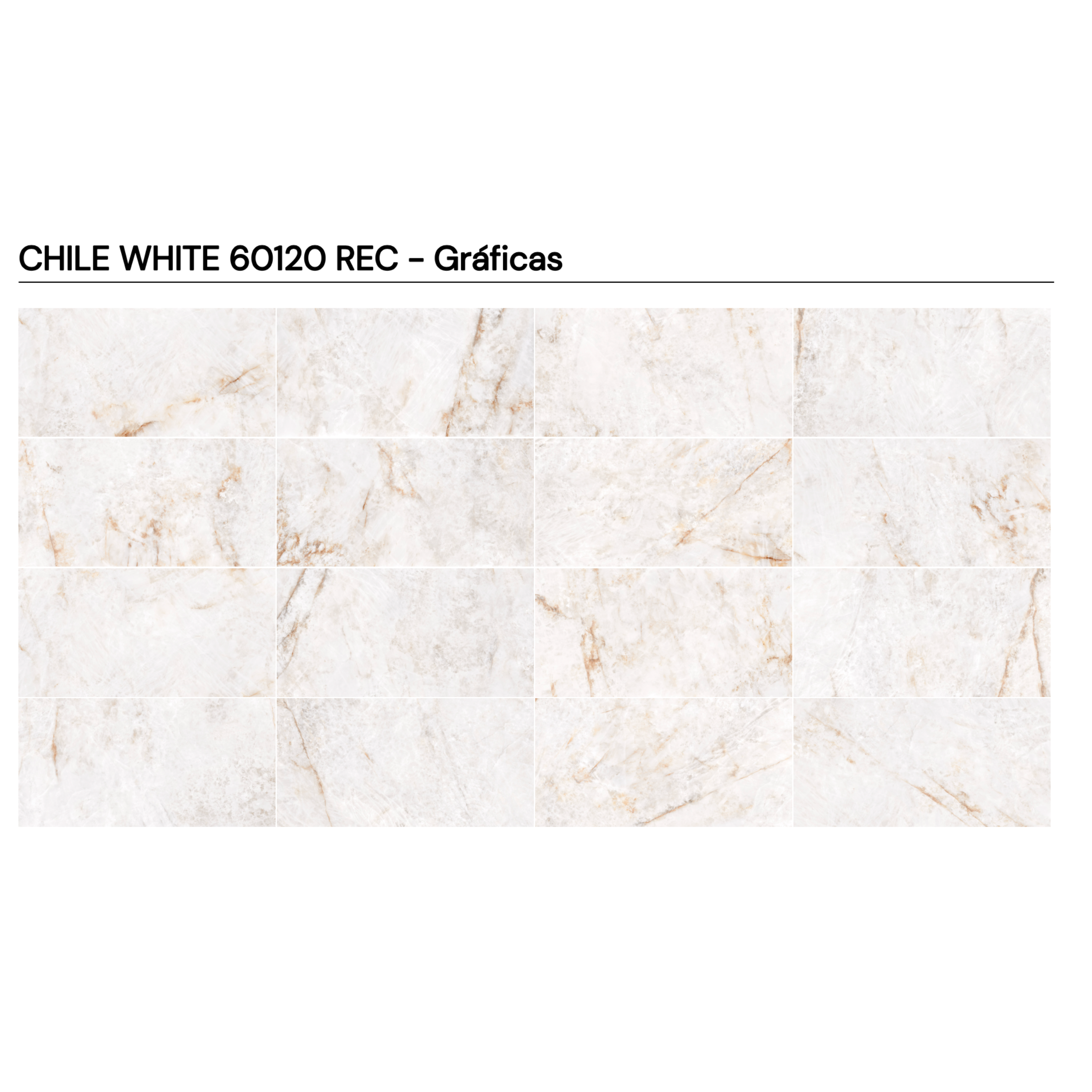 GRESIE PENTRU INTERIOR PORTELANATA CHILE WHITE 60×120 MATA ALBA