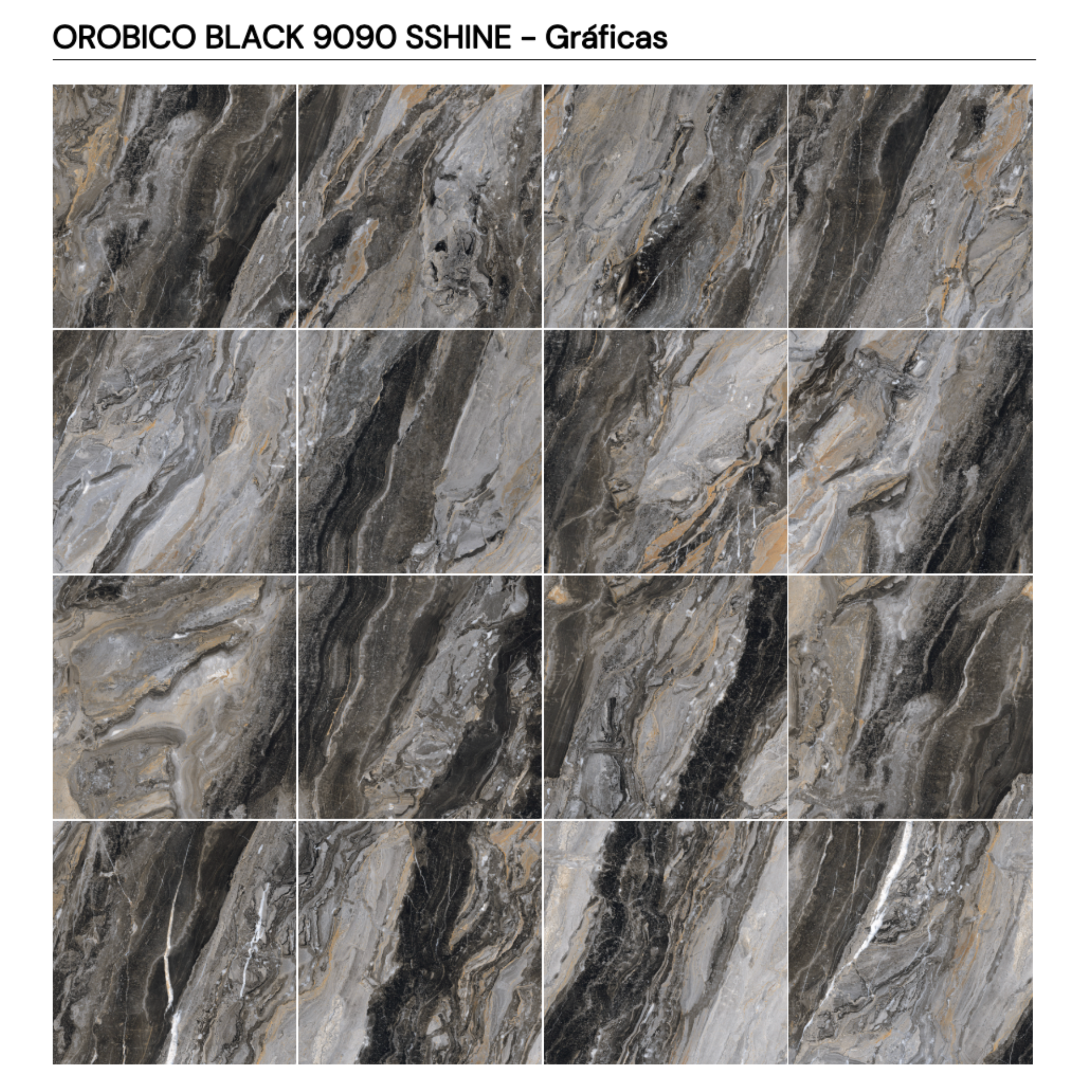 OROBICO BLACK 90x90 SSHINE