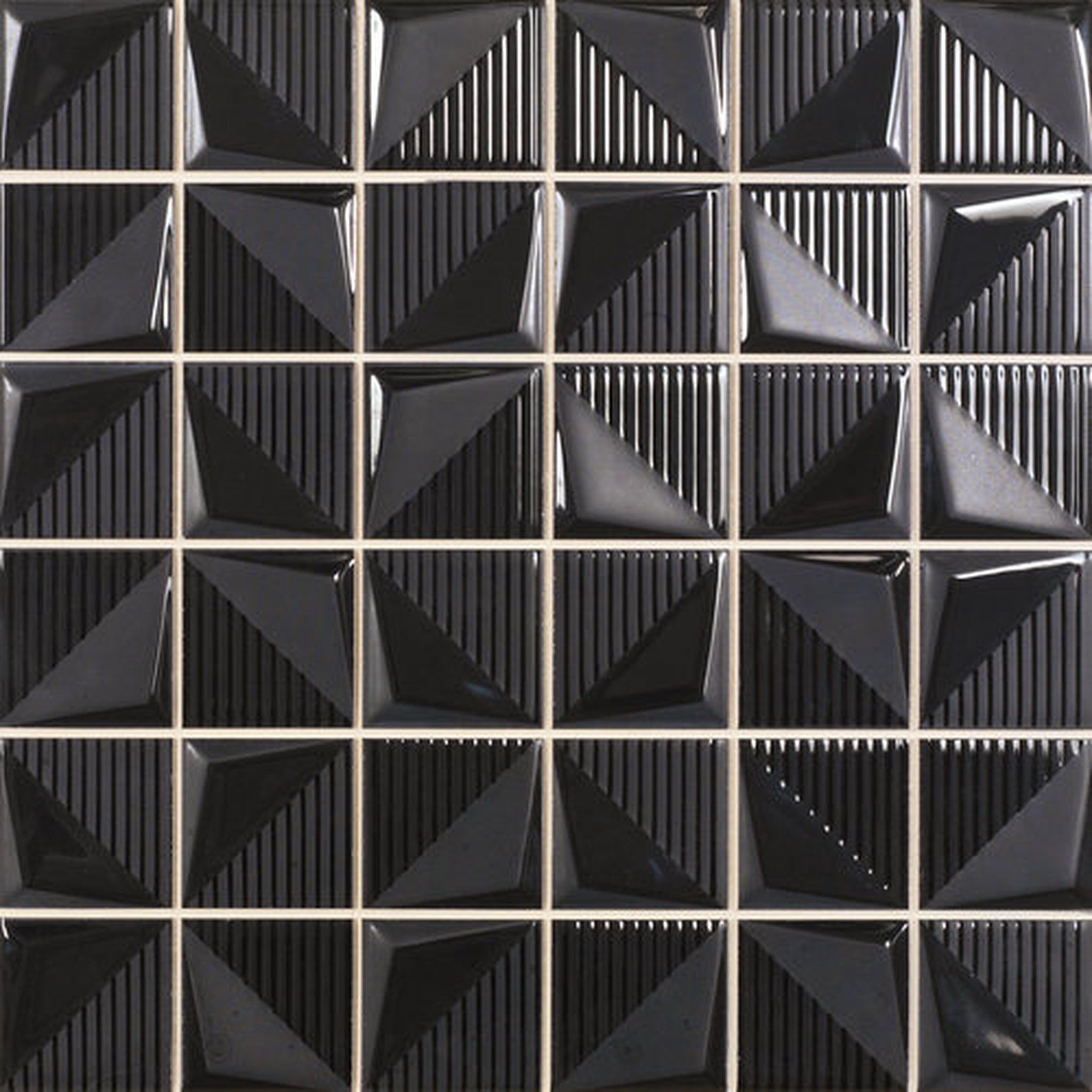 Mozaic Interior Albi Negro 30X30 - Deco Casa