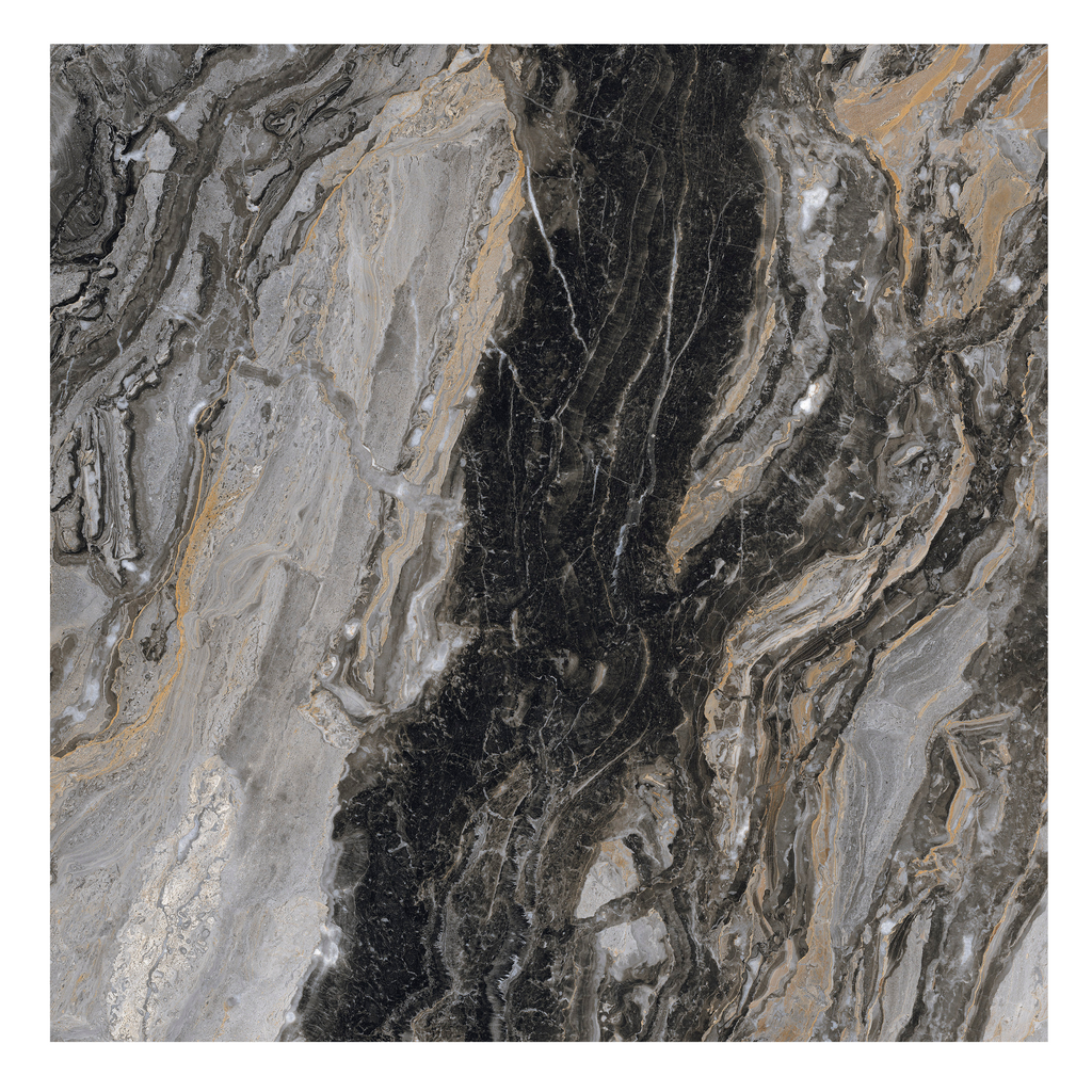 GRESIE PENTRU INTERIOR PORTELANATA OROBICO BLACK 90×90 SUPER LUCIOASA NEAGRA