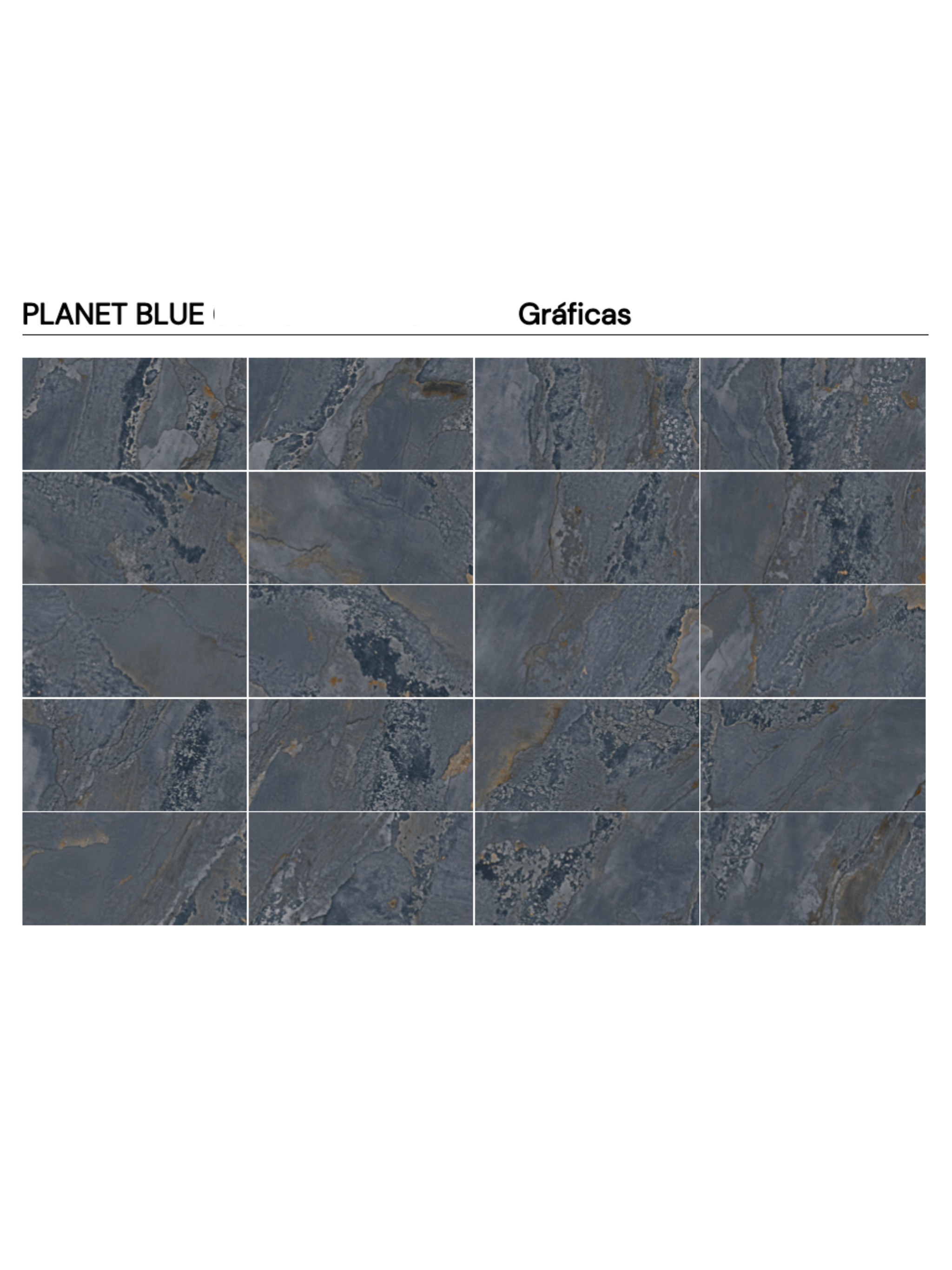 PLANET BLUE 60x120 METAL SHINE
