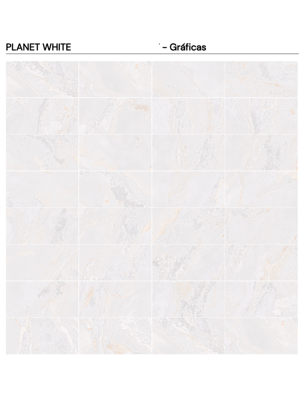 PLANET WHITE 60x120 METAL SHINE