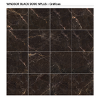 WINDSOR BLACK 90 × 90 cm NPLUS