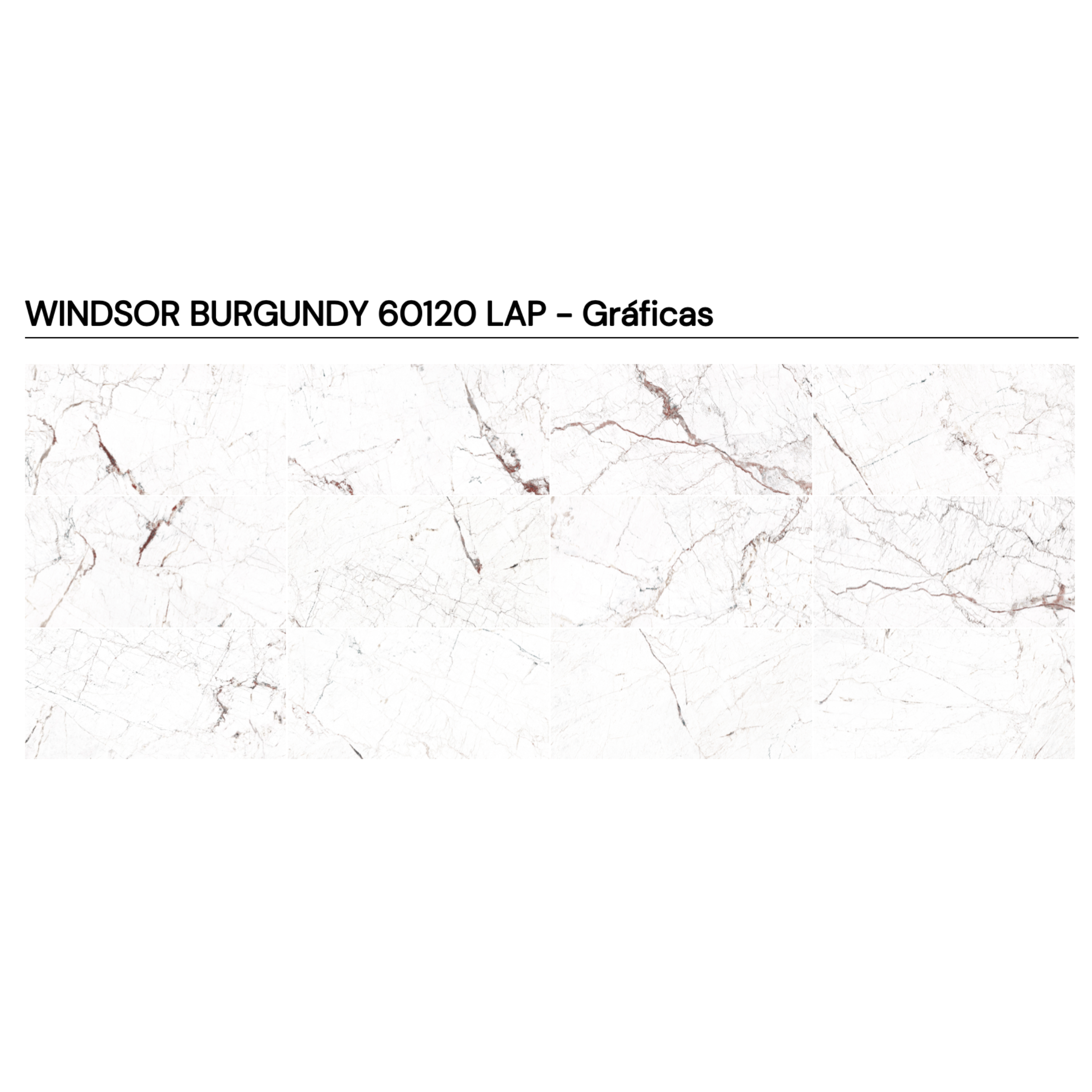 WINDSOR BURGUNDY 60 × 120 cm LAP