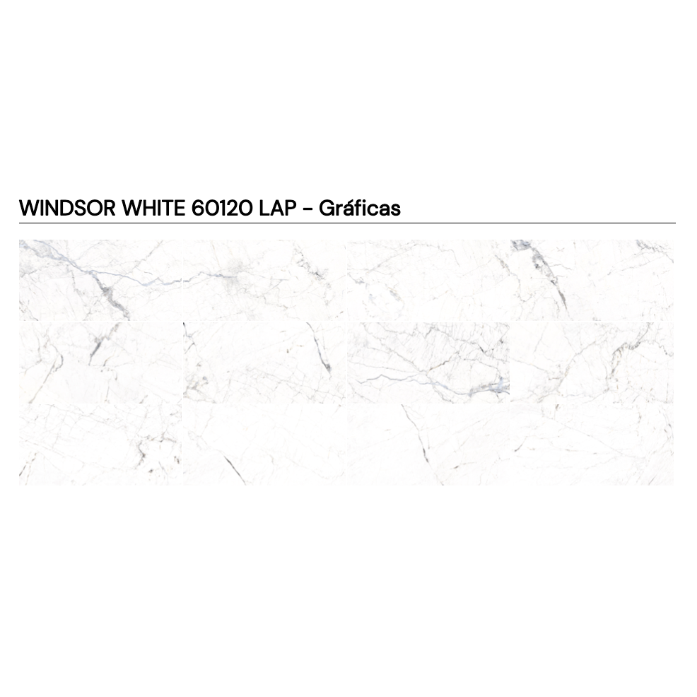 WINDSOR WHITE 60 × 120 cm LAP