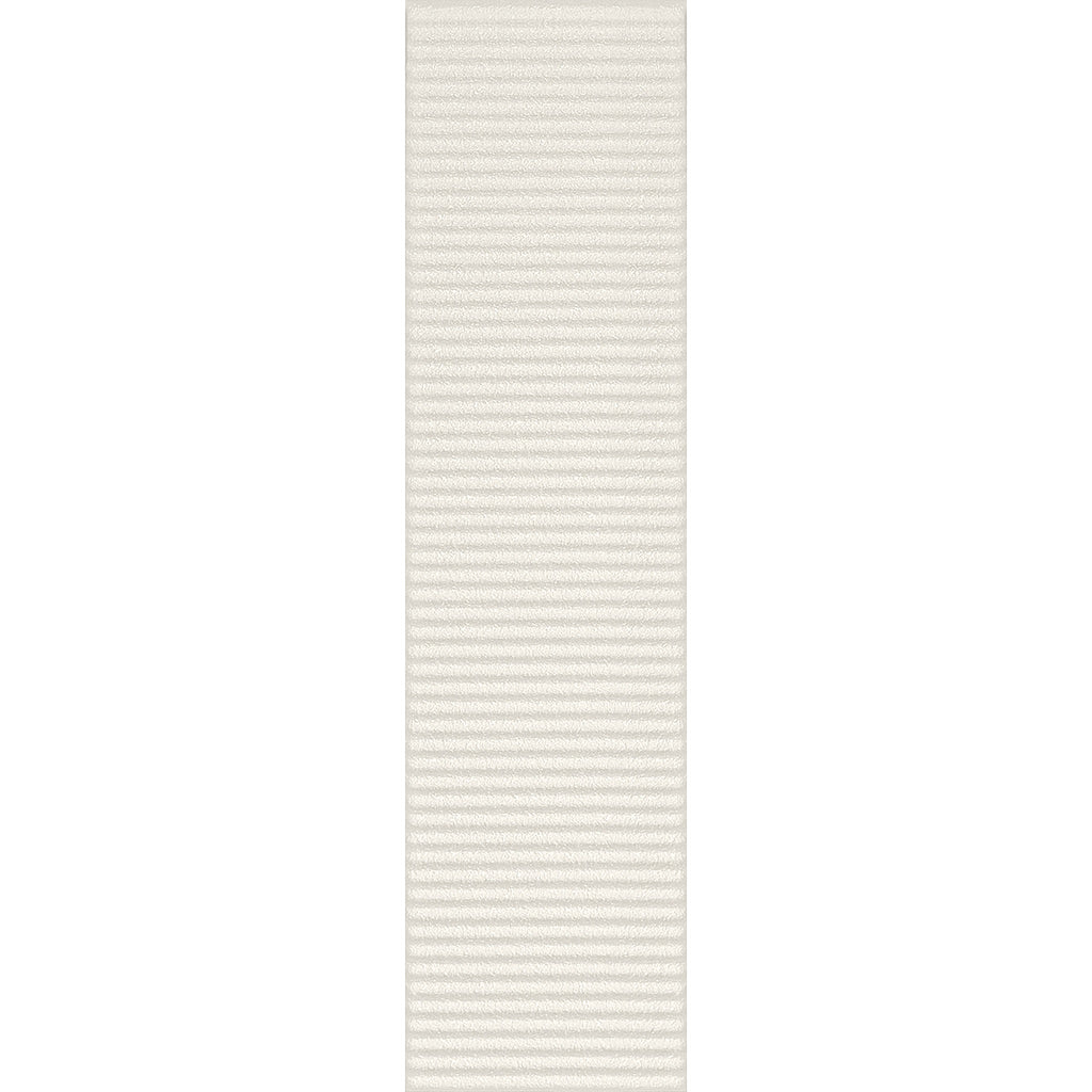FAIANȚĂ GROOVE ALB ZĂHAR 1 STRUCTURAT 298 X 78 MM TUBADZIN