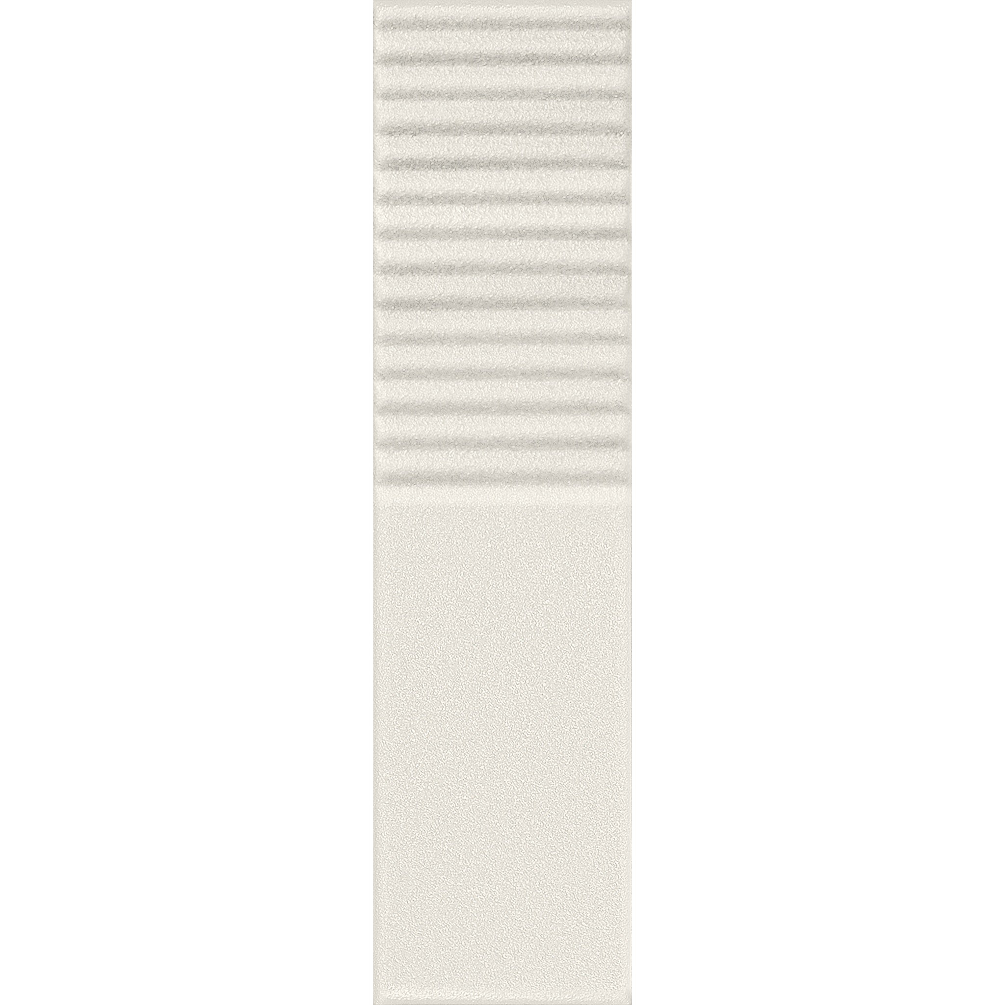 FAIANȚĂ GROOVE ALB ZĂHAR 2 STRUCTURAT 298 X 78 MM TUBADZIN