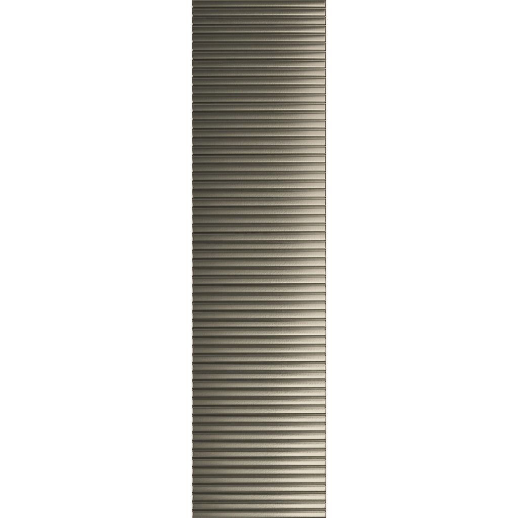 FAIANȚĂ GROOVE METALIC 1 STRUCTURAT 298 X 78 MM TUBADZIN