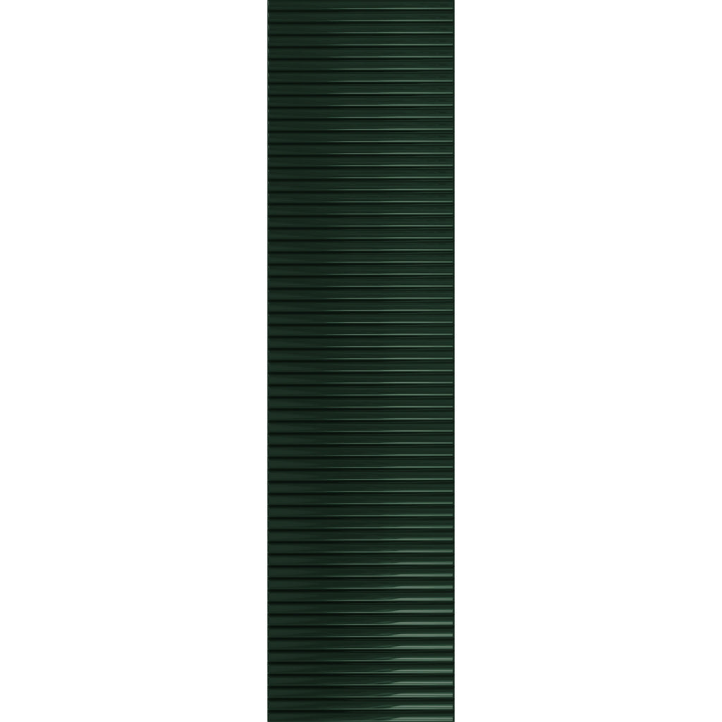 FAIANȚĂ GROOVE VERDE 1 LUCIOS STRUCTURAT 298 X 78 MM TUBADZIN