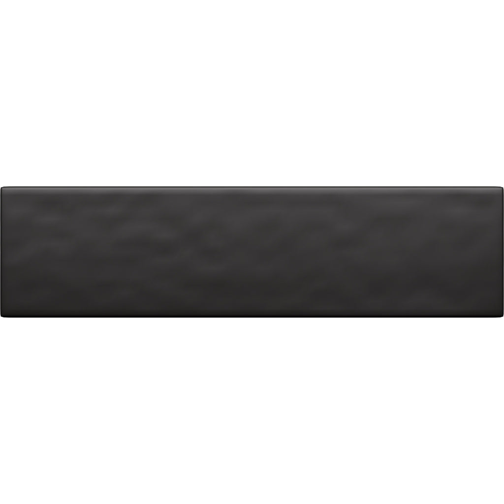 FAIANȚĂ MASOVIA NEGRU MAT STRUCTURAT 298 X 78 MM TUBADZIN