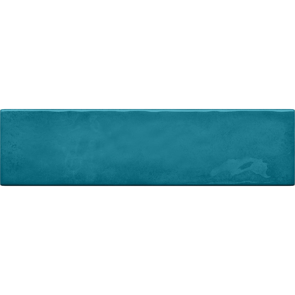 FAIANȚĂ MASOVIA TURCHESE A LUCIOS STRUCTURAT 298 X 78 MM TUBADZIN