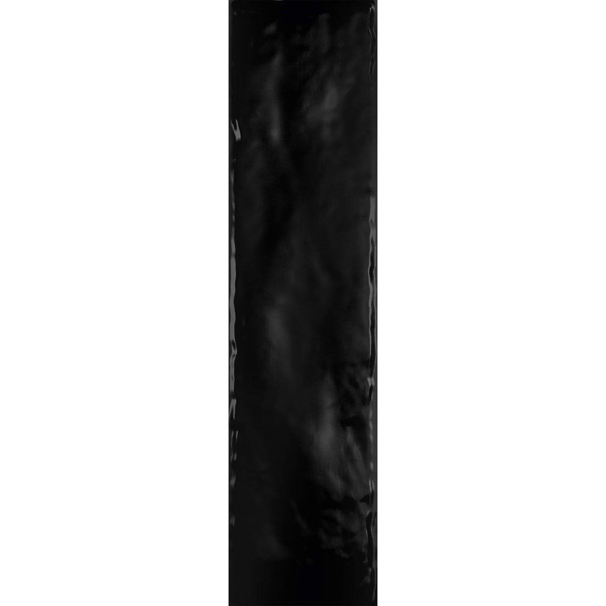 FAIANȚĂ NEGRU STRUCTURAT LUCIOS 65 X 298 MM PARADYZ