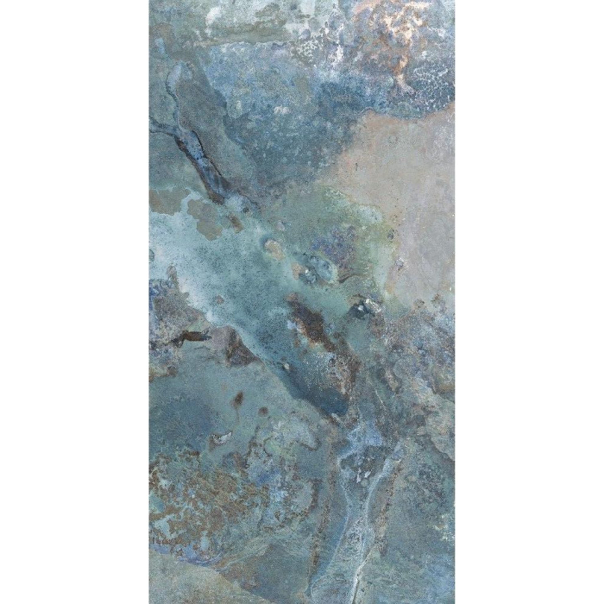 Gresie rectificata tip marmura SG Mercan Lappato 60x120, albastru, finisaj mat
