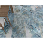 Gresie rectificata tip marmura SG Mercan Lappato 60x120, albastru, finisaj mat