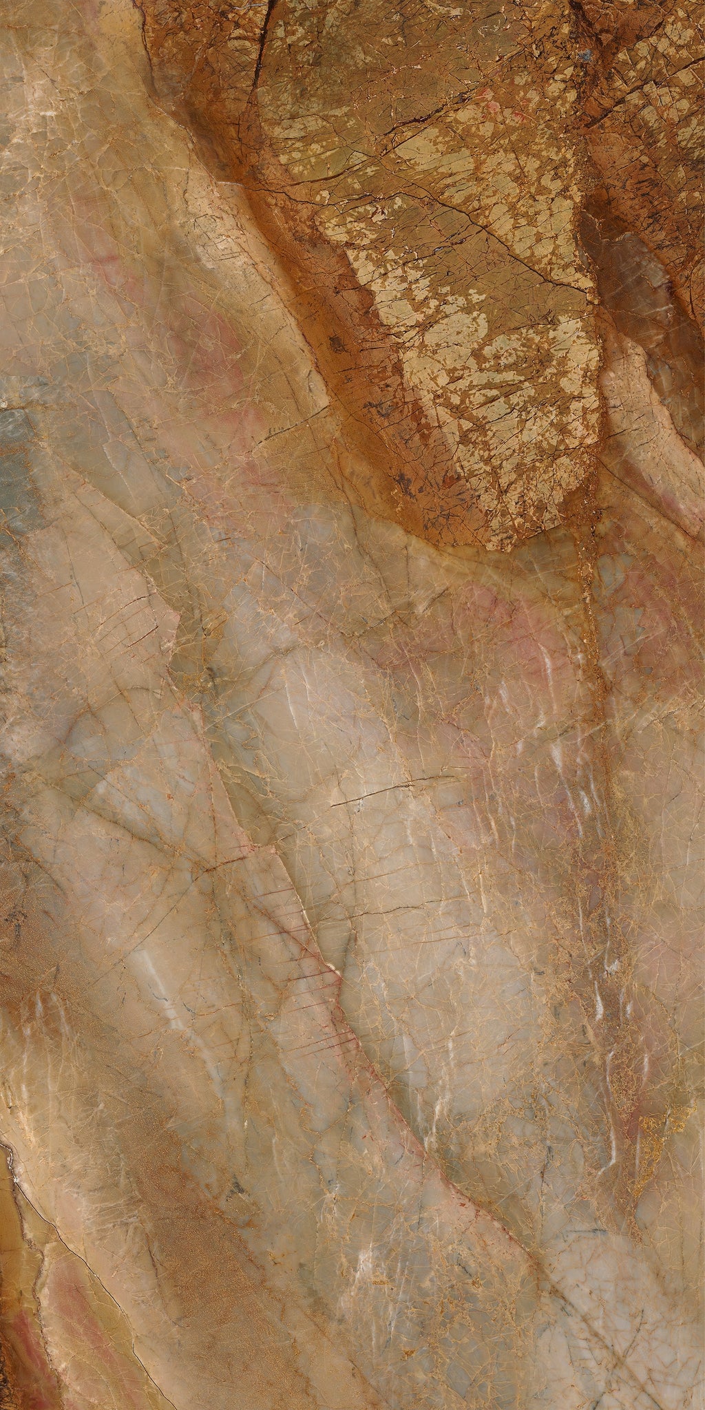 GRESIE ABSTRACT RUST RECTIFICATĂ LUSTRUIT 598 X 1198 MM PARADYZ