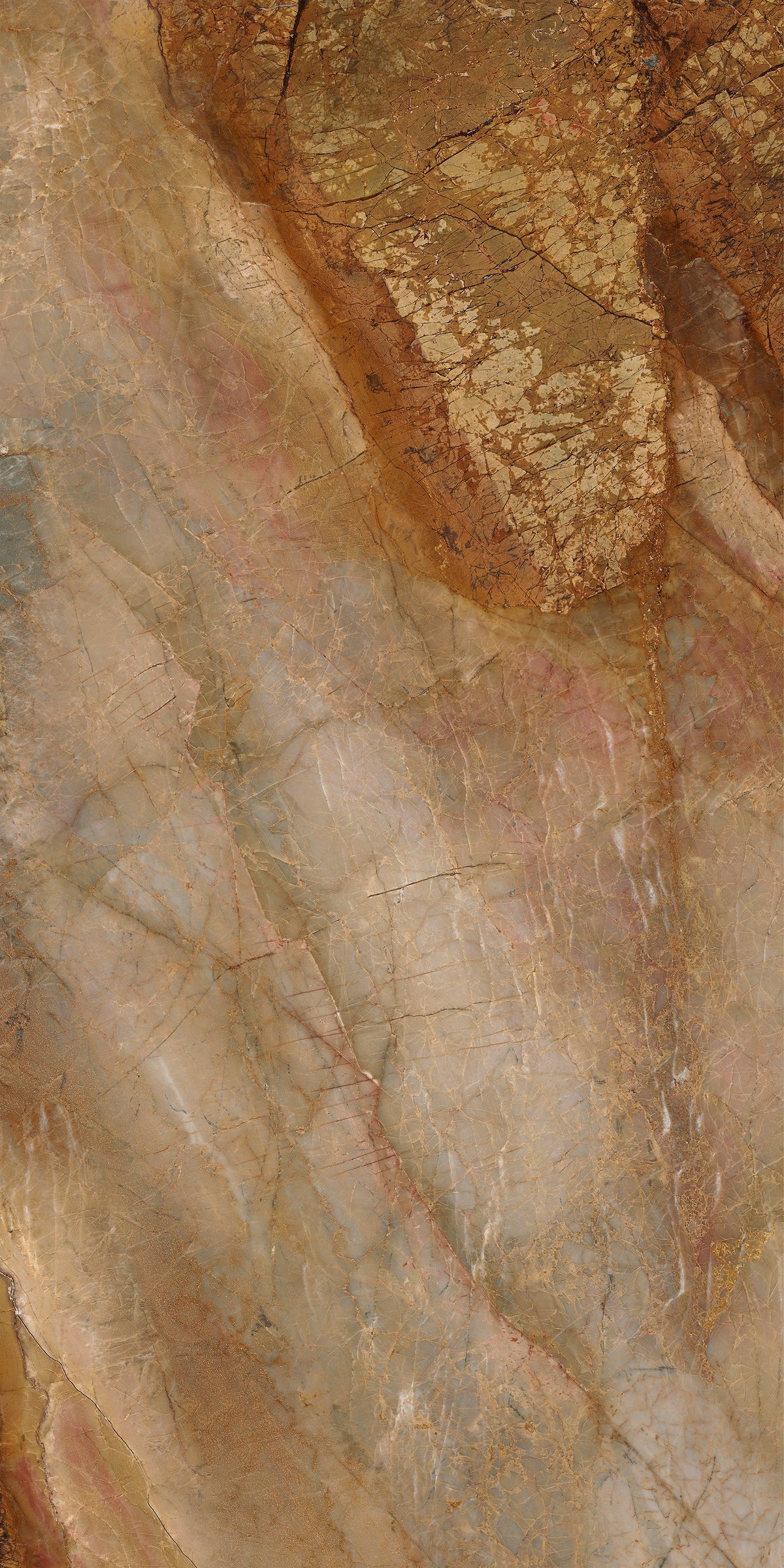 GRESIE ABSTRACT RUST RECTIFICATĂ LUSTRUIT 598 X 1198 MM PARADYZ