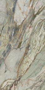 GRESIE ABSTRACT VERDE RECTIFICATĂ LUSTRUIT 598 X 1198 MM PARADYZ