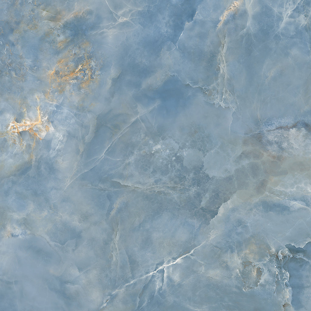 GRESIE PORȚELANATĂ AQUAMARINE ALBASTRU LUSTRUIT 1198 X 1198 MM TUBADZIN