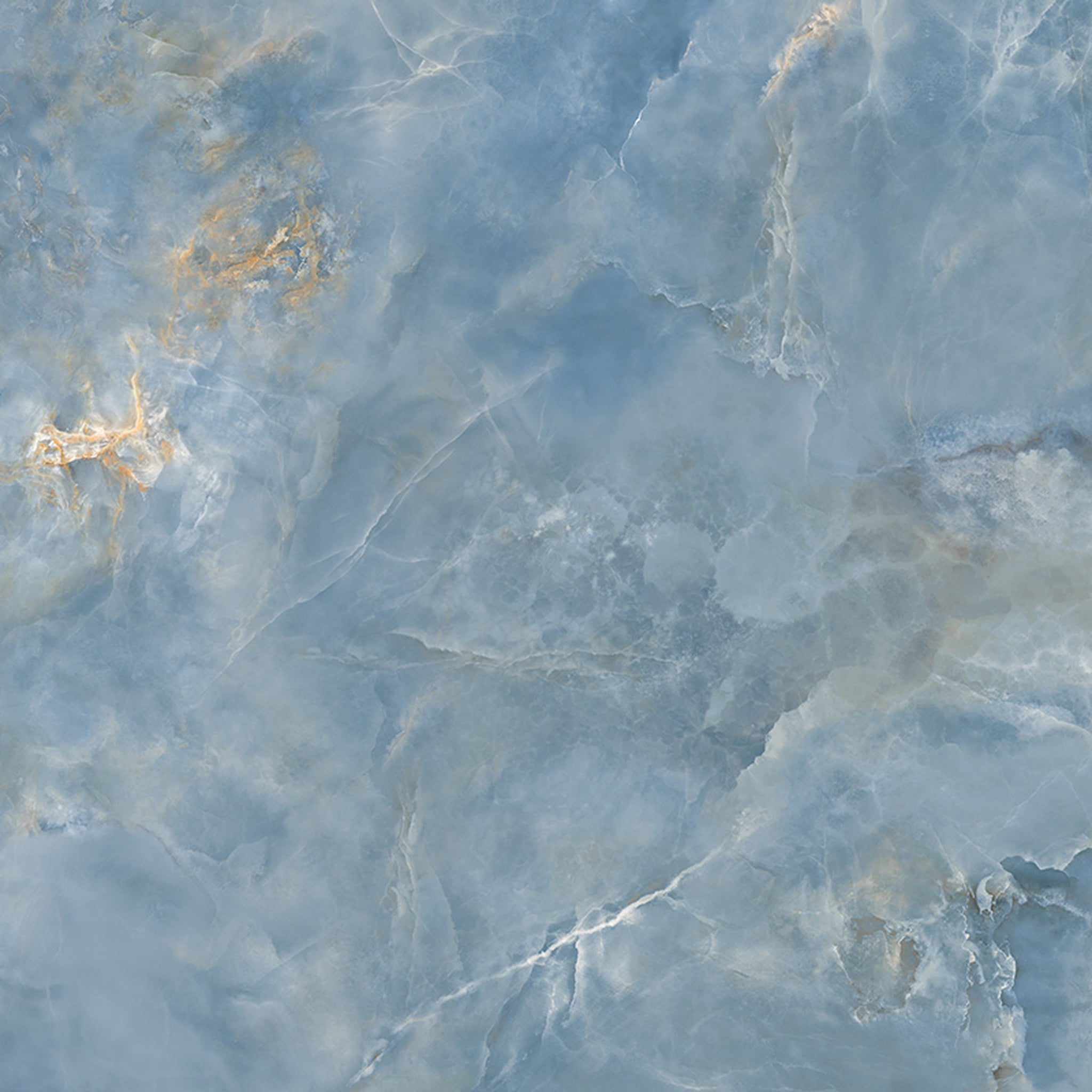 GRESIE PORȚELANATĂ AQUAMARINE ALBASTRU LUSTRUIT 1198 X 1198 MM TUBADZIN