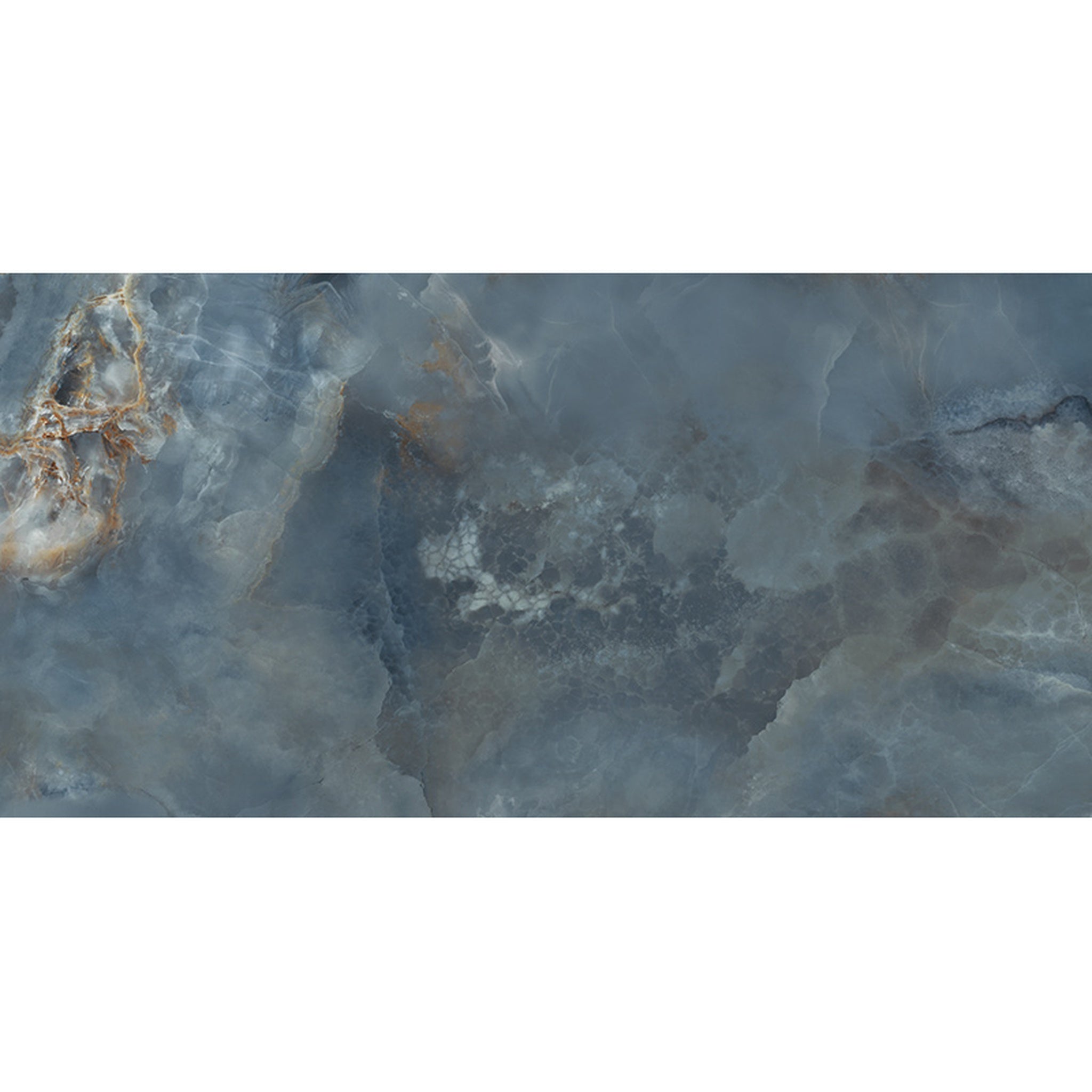GRESIE PORȚELANATĂ AQUAMARINE BLEUMARIN LUSTRUIT 1198 X 598 MM TUBADZIN