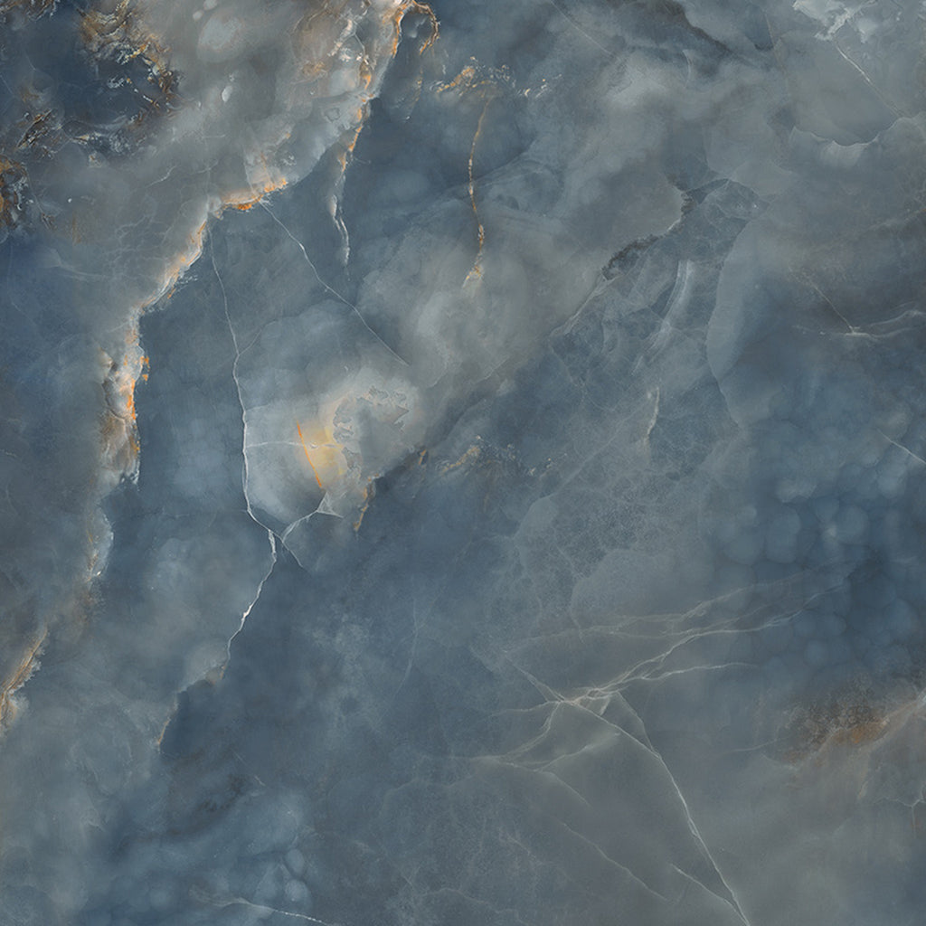 GRESIE PORȚELANATĂ AQUAMARINE BLEUMARIN LUSTRUIT 598 X 598 MM TUBADZIN
