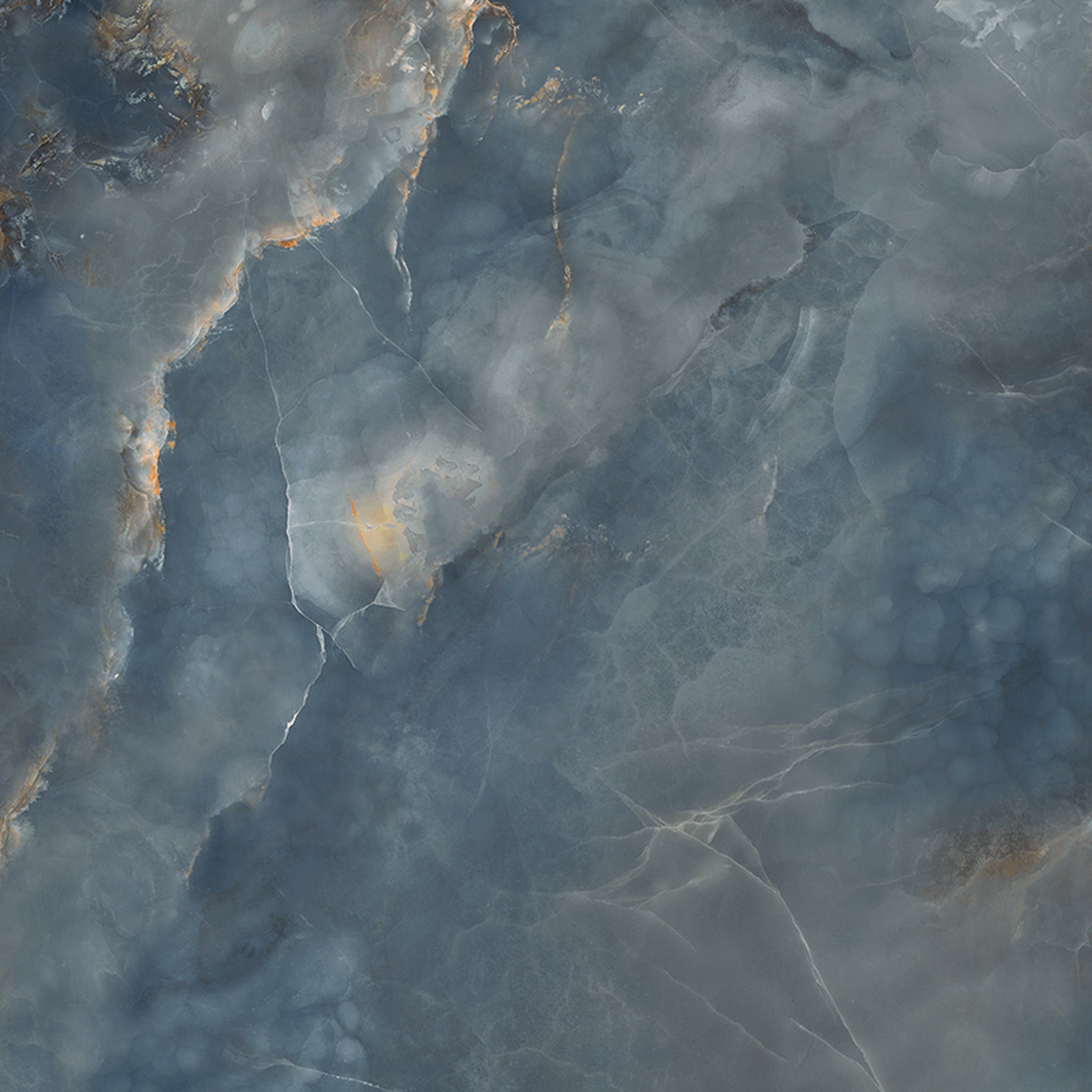 GRESIE PORȚELANATĂ AQUAMARINE BLEUMARIN LUSTRUIT 598 X 598 MM TUBADZIN