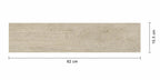 GRESIE PORTELANATA CREM MAT SUOMI WHITE 15.5X62 CM INTERIOR-EXTERIOR STARGRES