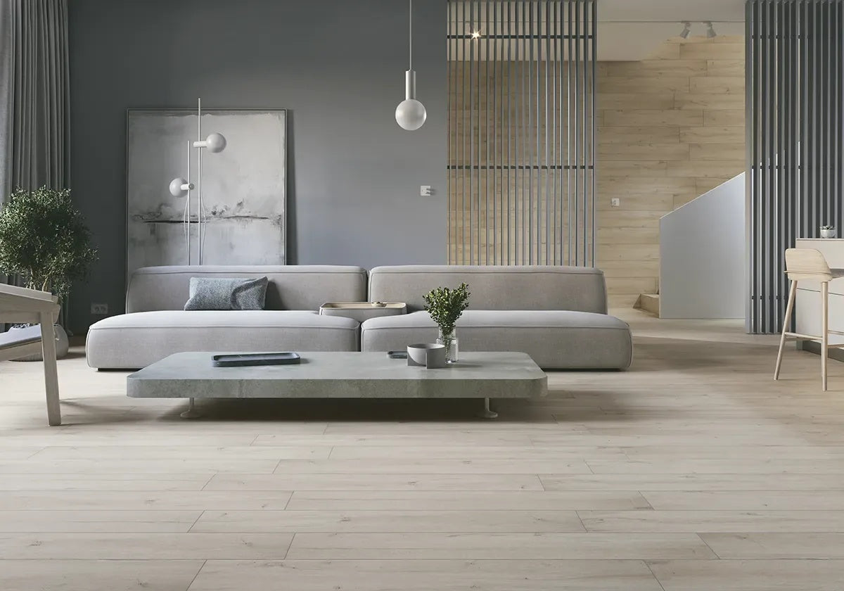 GRESIE PORTELANATA CREM MAT SUOMI WHITE 20X120 CM INTERIOR-EXTERIOR STARGRES