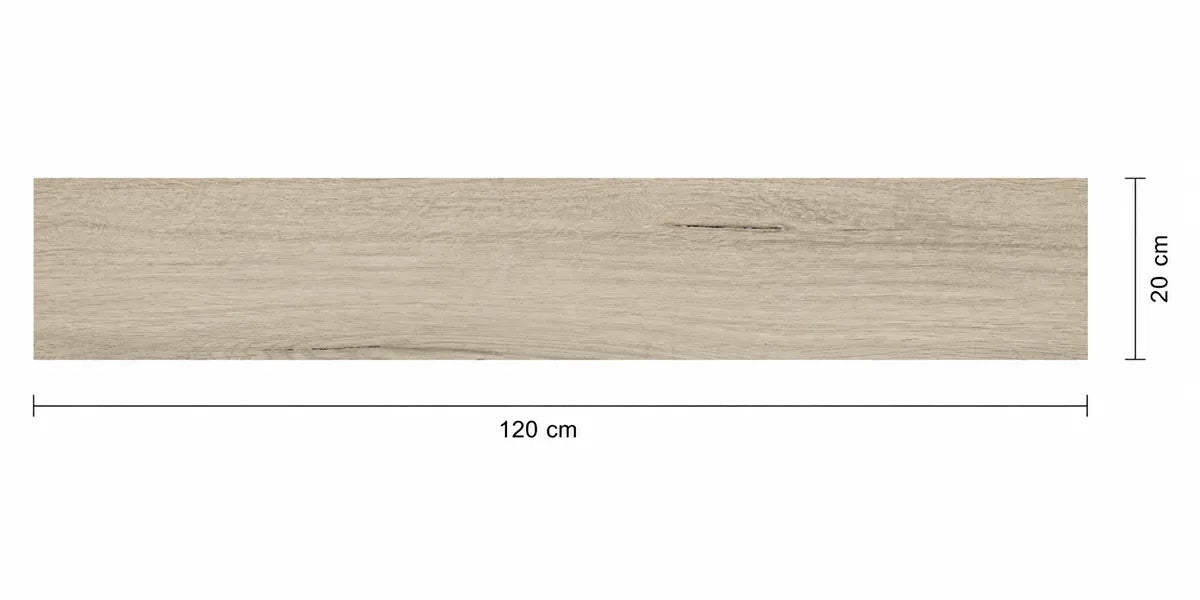 GRESIE PORTELANATA CREM MAT SUOMI WHITE 20X120 CM INTERIOR-EXTERIOR STARGRES