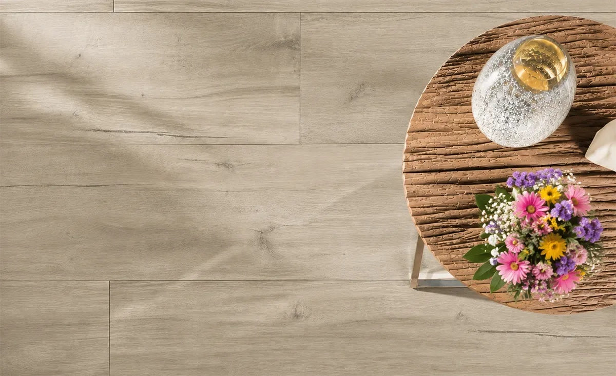GRESIE PORTELANATA CREM MAT SUOMI WHITE 30X120 CM INTERIOR-EXTERIOR STARGRES