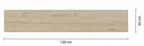 GRESIE PORTELANATA CREM MAT SUOMI WHITE 30X120 CM INTERIOR-EXTERIOR STARGRES