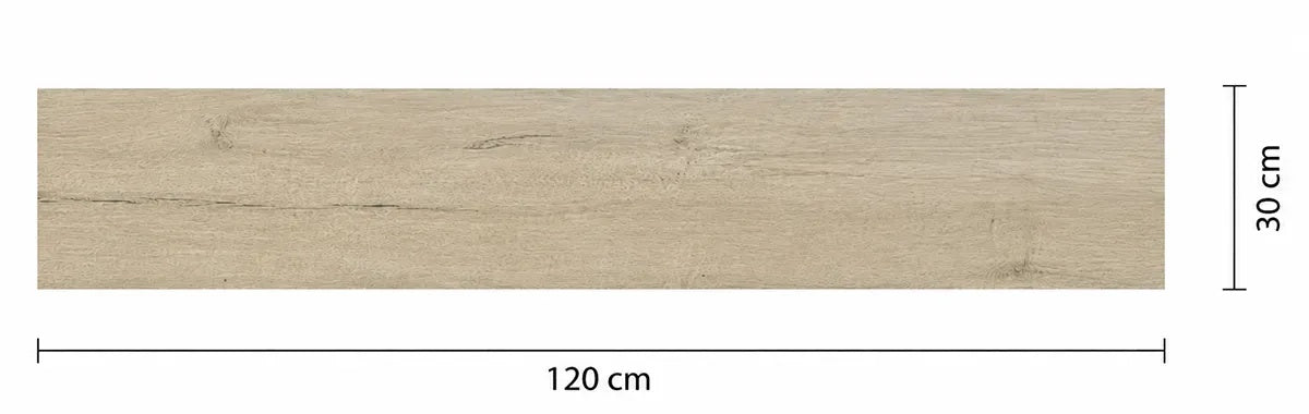 GRESIE PORTELANATA CREM MAT SUOMI WHITE 30X120 CM INTERIOR-EXTERIOR STARGRES
