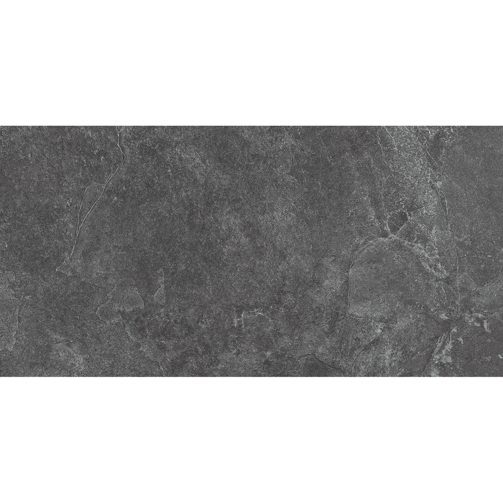 GRESIE PORȚELANATĂ GRAND CAVE KORATER GRAFIT STRUCTURAT 1198 X 598 MM TUBADZIN