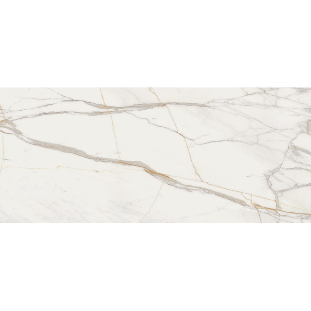 GRESIE PORȚELANATĂ MARMO D'ORO LUSTRUIT 2748 X 1198 MM TUBADZIN