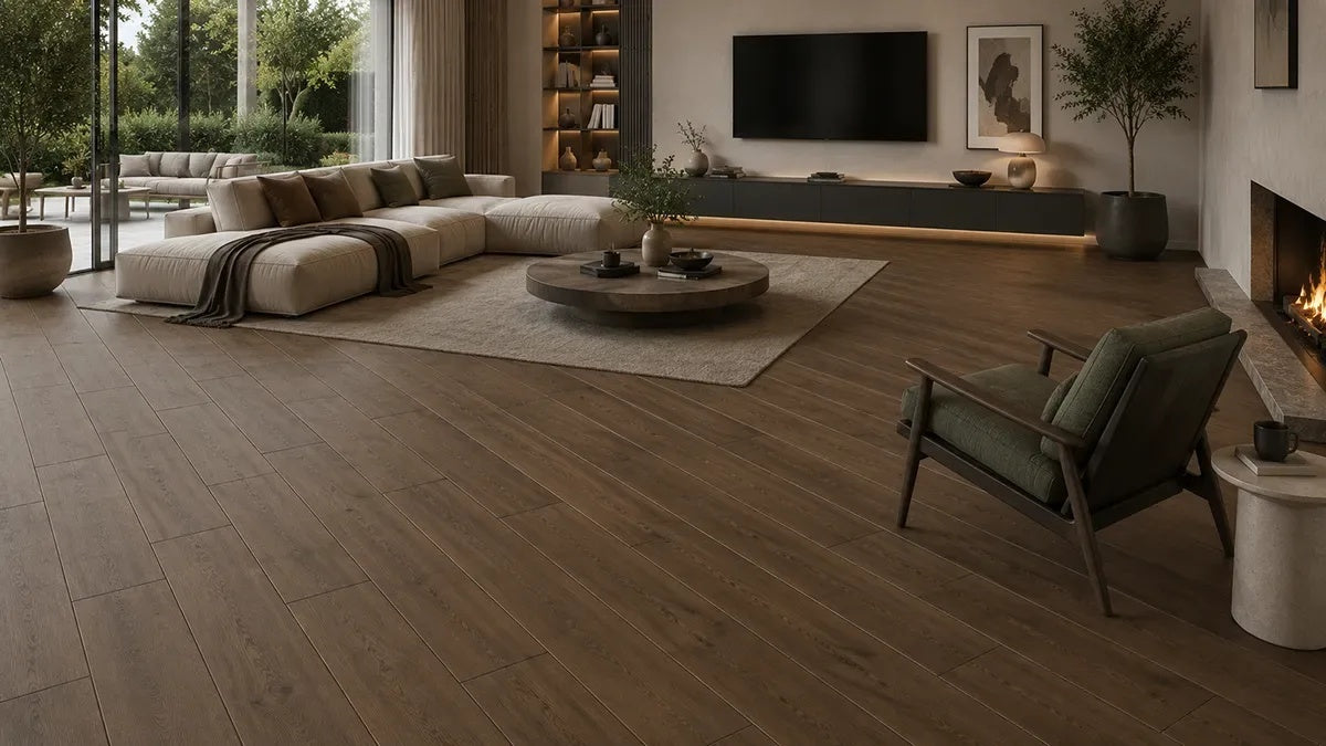 GRESIE PORTELANATA MARO MAT SUOMI BROWN 20X120 CM INTERIOR-EXTERIOR STARGRES