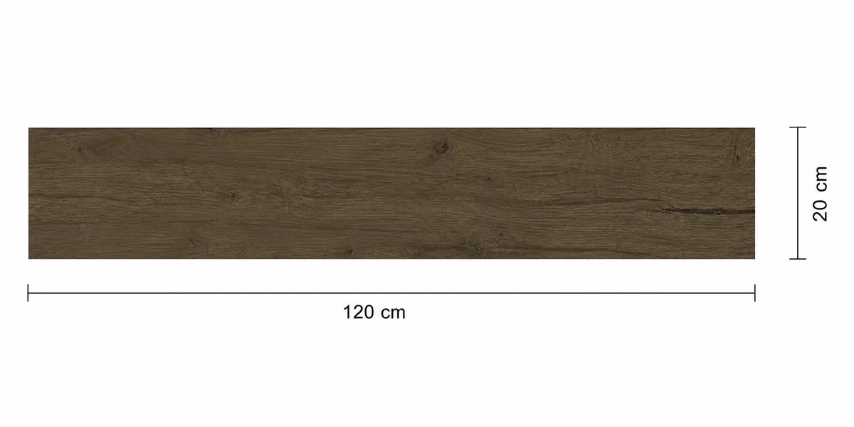 GRESIE PORTELANATA MARO MAT SUOMI BROWN 20X120 CM INTERIOR-EXTERIOR STARGRES