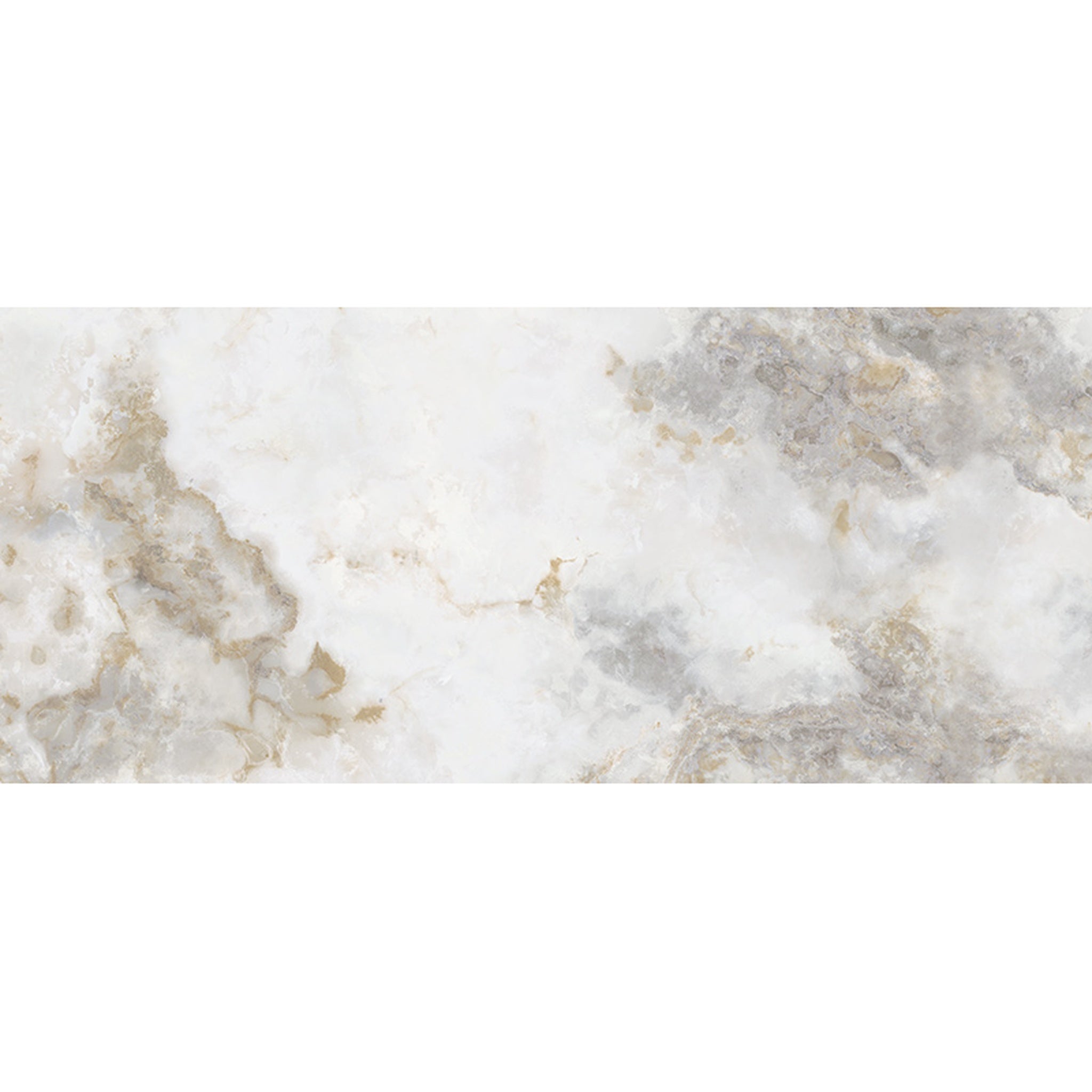 GRESIE PORȚELANATĂ ONICE BIANCO MAT 2748 X 1198 MM TUBADZIN