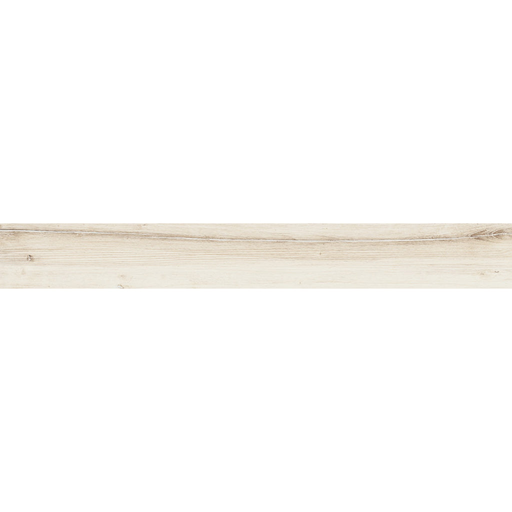 GRESIE PORȚELANATĂ WOOD CRAFT ALB STRUCTURAT 1798 X 230 MM TUBADZIN