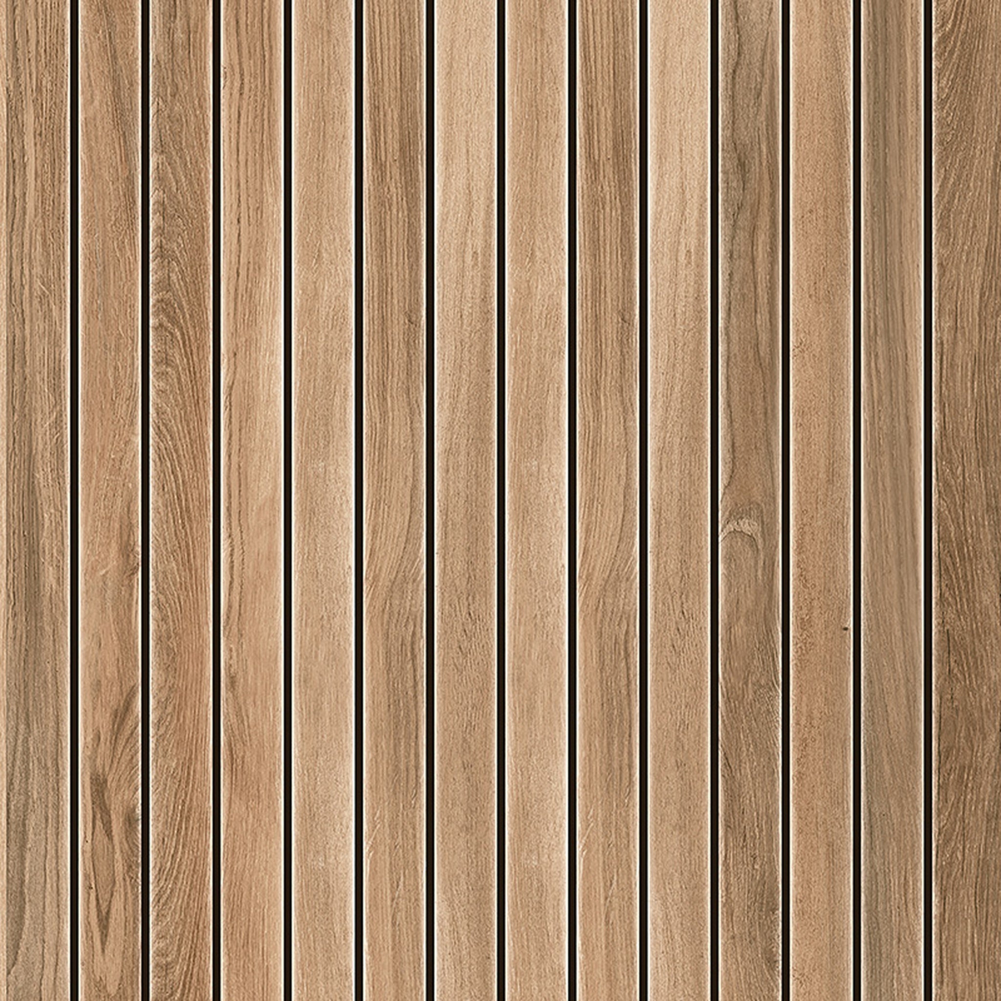 GRESIE PORȚELANATĂ WOOD DECK KORATER STRUCTURAT 598 X 598 MM TUBADZIN