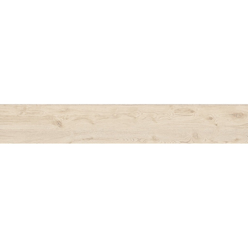 GRESIE PORȚELANATĂ WOOD GRAIN ALB STRUCTURAT 1498 X 230 MM TUBADZIN