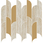 MOZAIC TISSUE BEJ WALL 298 X 272 MM TUBADZIN