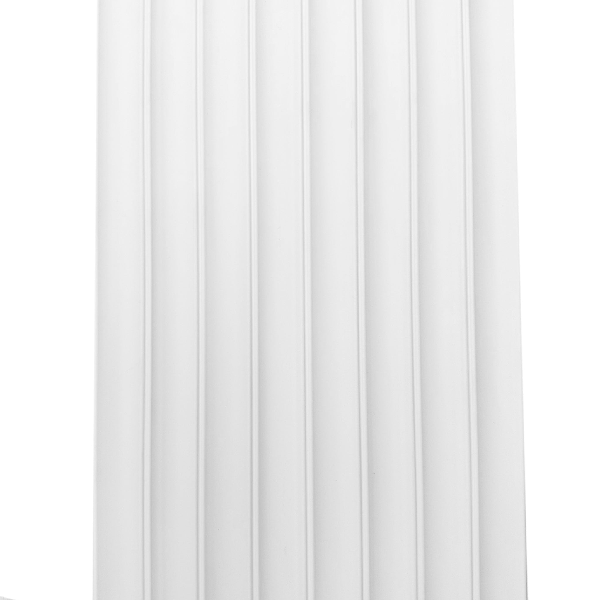 Riflaj decorativ alb, 300 mm, vopsibil | MallDeco