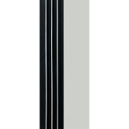 Riflaj decorativ, culoare negru cu argintiu, 120 mm | MallDeco