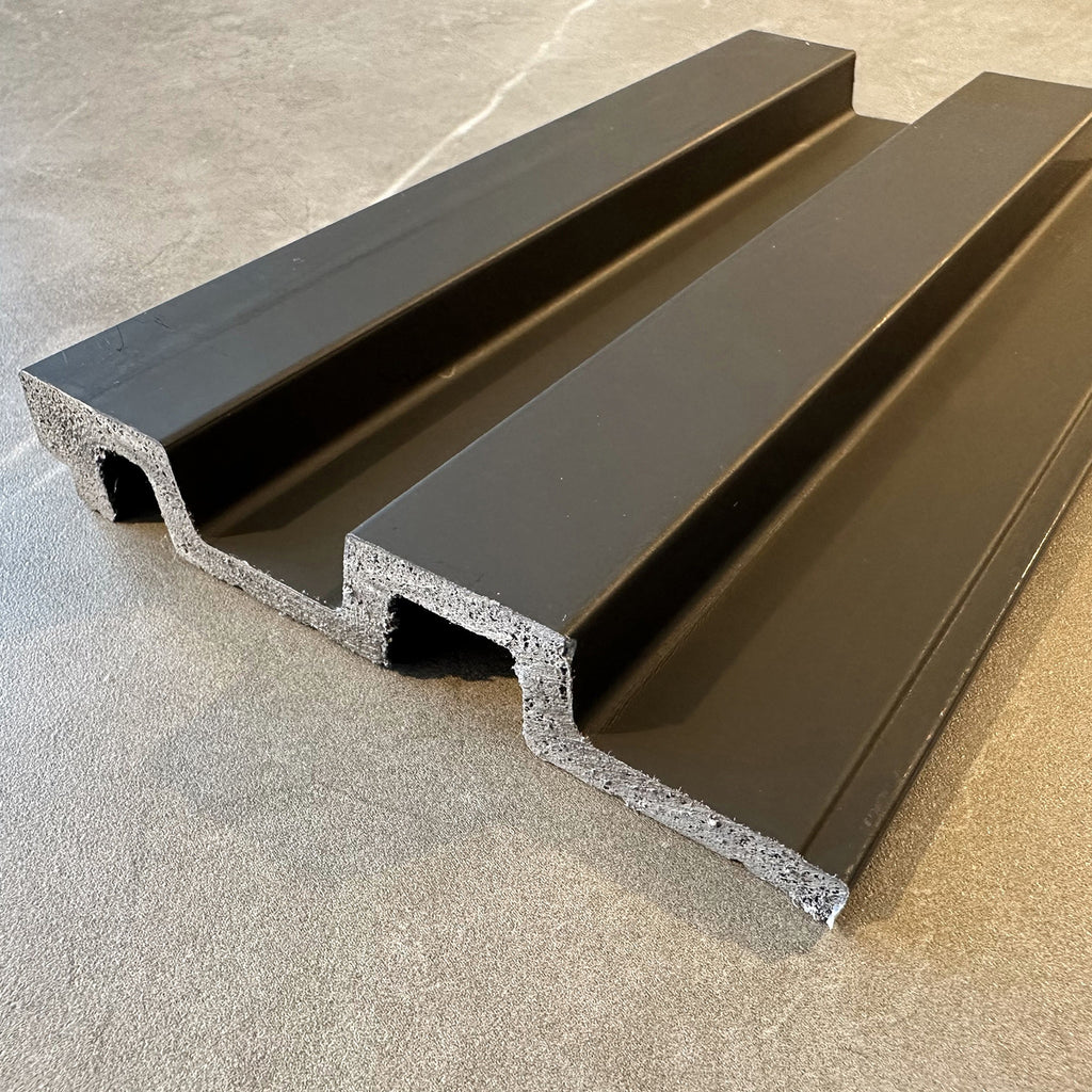 Riflaj decorativ duropolimer, negru, 120 mm | MallDeco