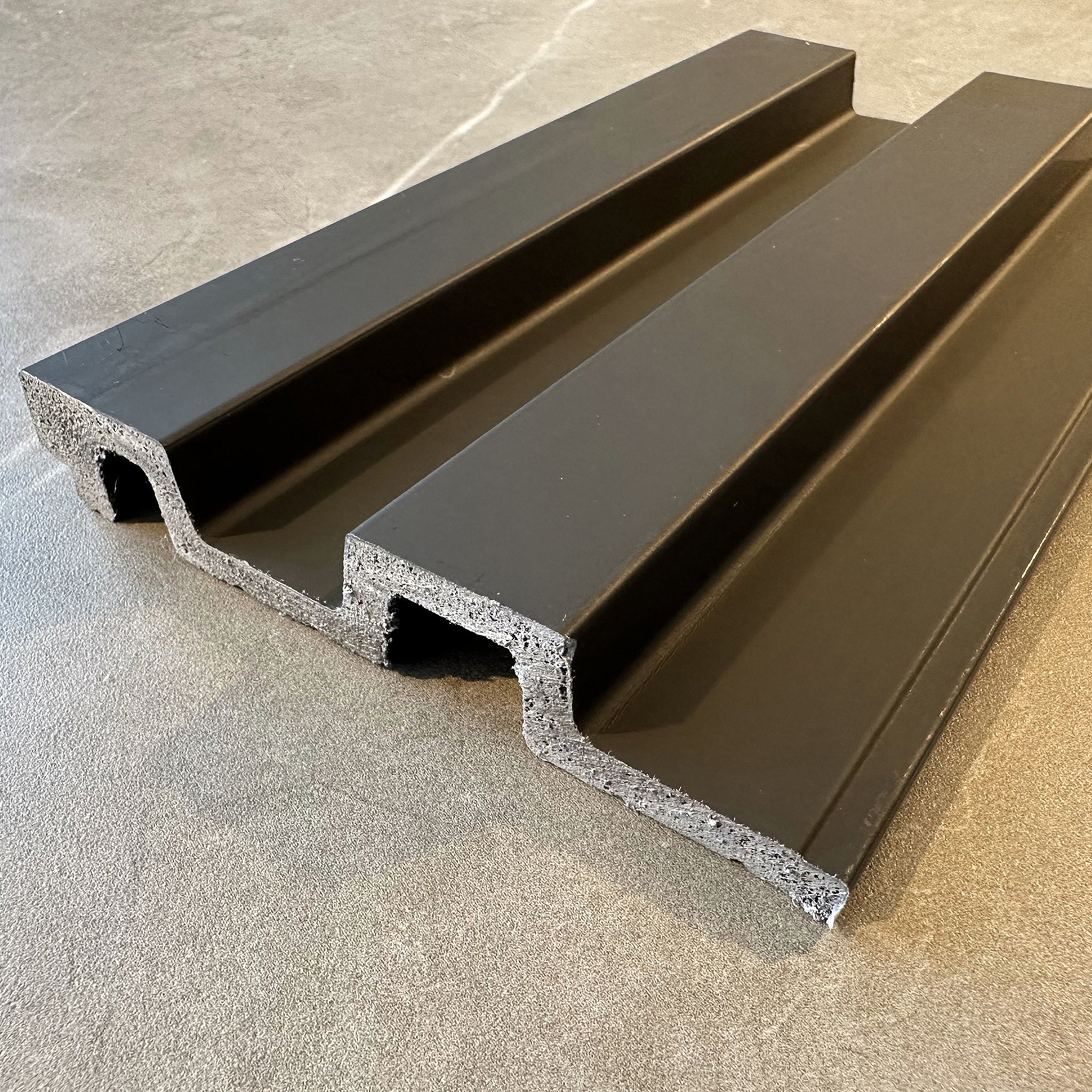Riflaj decorativ duropolimer, negru, 120 mm | MallDeco