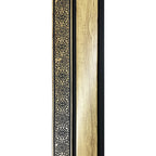 Riflaj decorativ imitatie lemn deschis, 120 mm | MallDeco