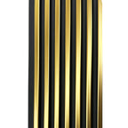 Riflaj decorativ in dungi, auriu, 160 mm | MallDeco