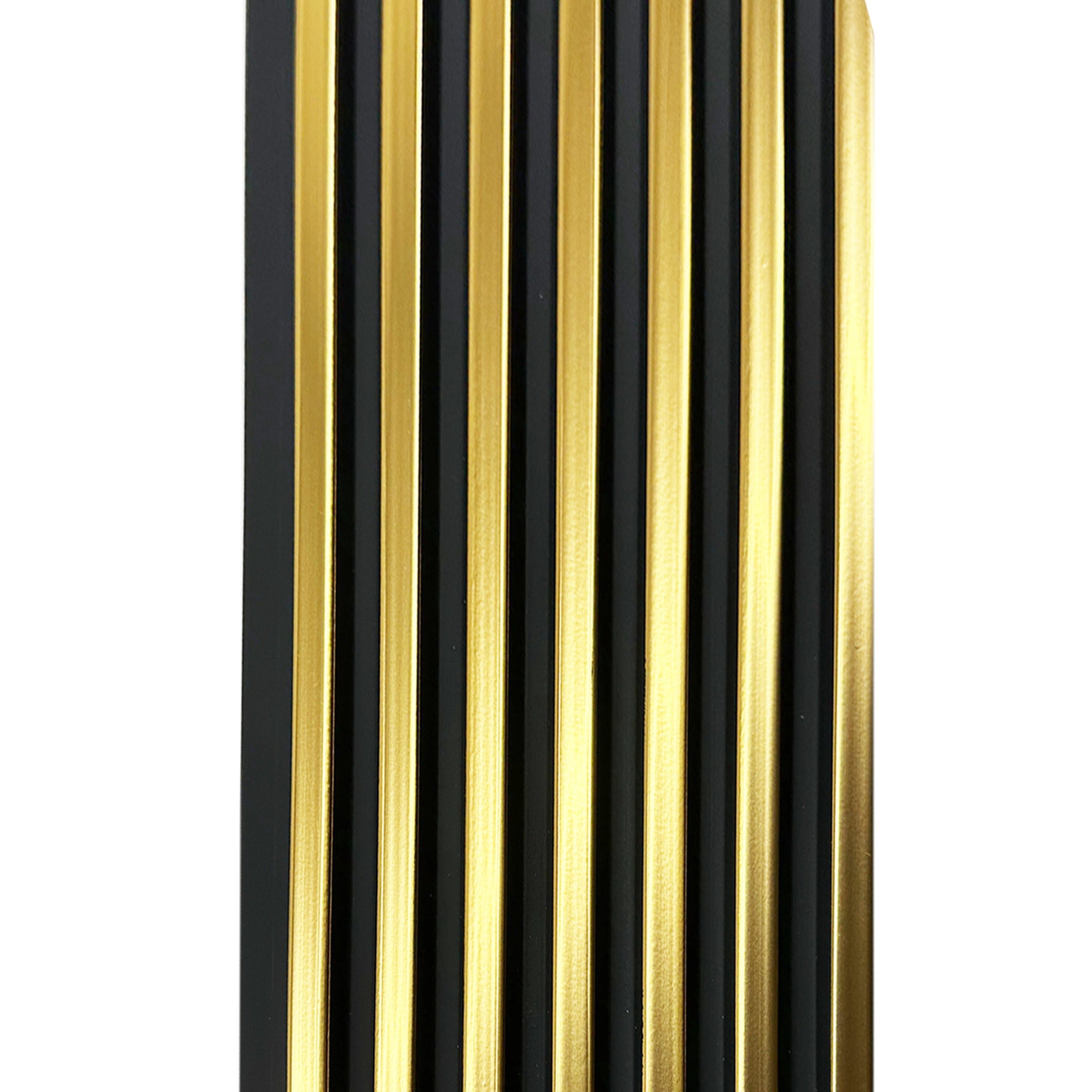 Riflaj decorativ in dungi, auriu, 160 mm | MallDeco